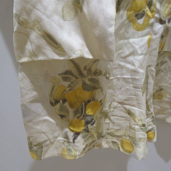 SAMANTHA PLEET Park Romper Citrus Print Silk Coquette Quirky Abstract Ethereal - Picture 9 of 16